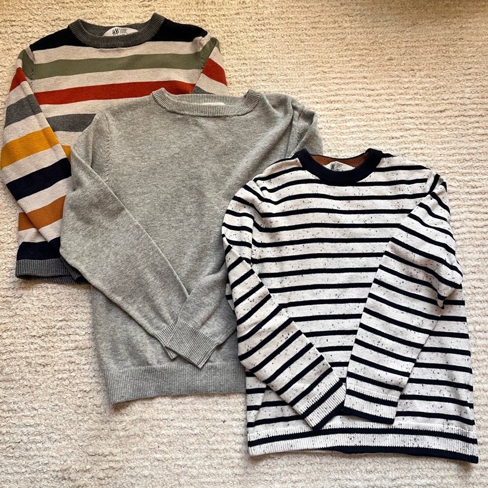Bundle of 3 H&M Sweaters (Boys 6-7)